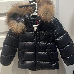 Moncler toddler k2 coat 3T like new condition